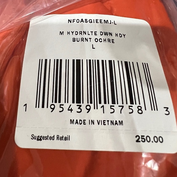 The North Face - Men’s Hydrenalite™ Down Hoodie - Burnt Ochre - Picture 2 of 2